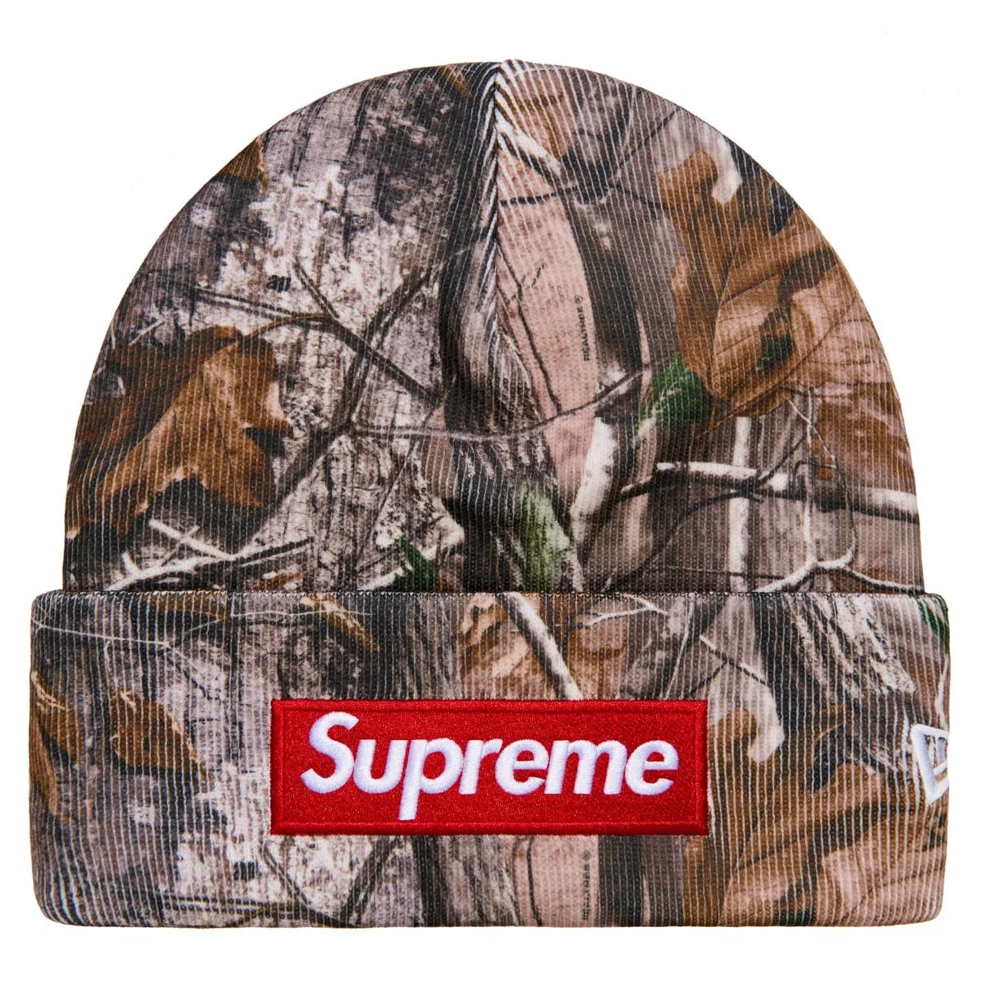 Supreme New Era Box Logo Beanie (25FW) Realtree AP Camo