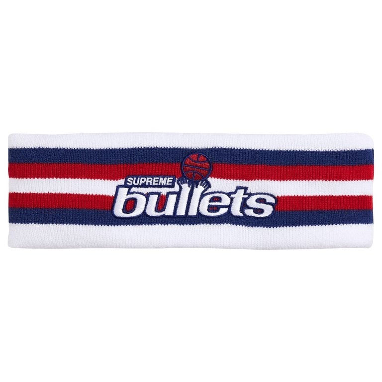 Supreme x Mitchell & Ness Teams Headband White