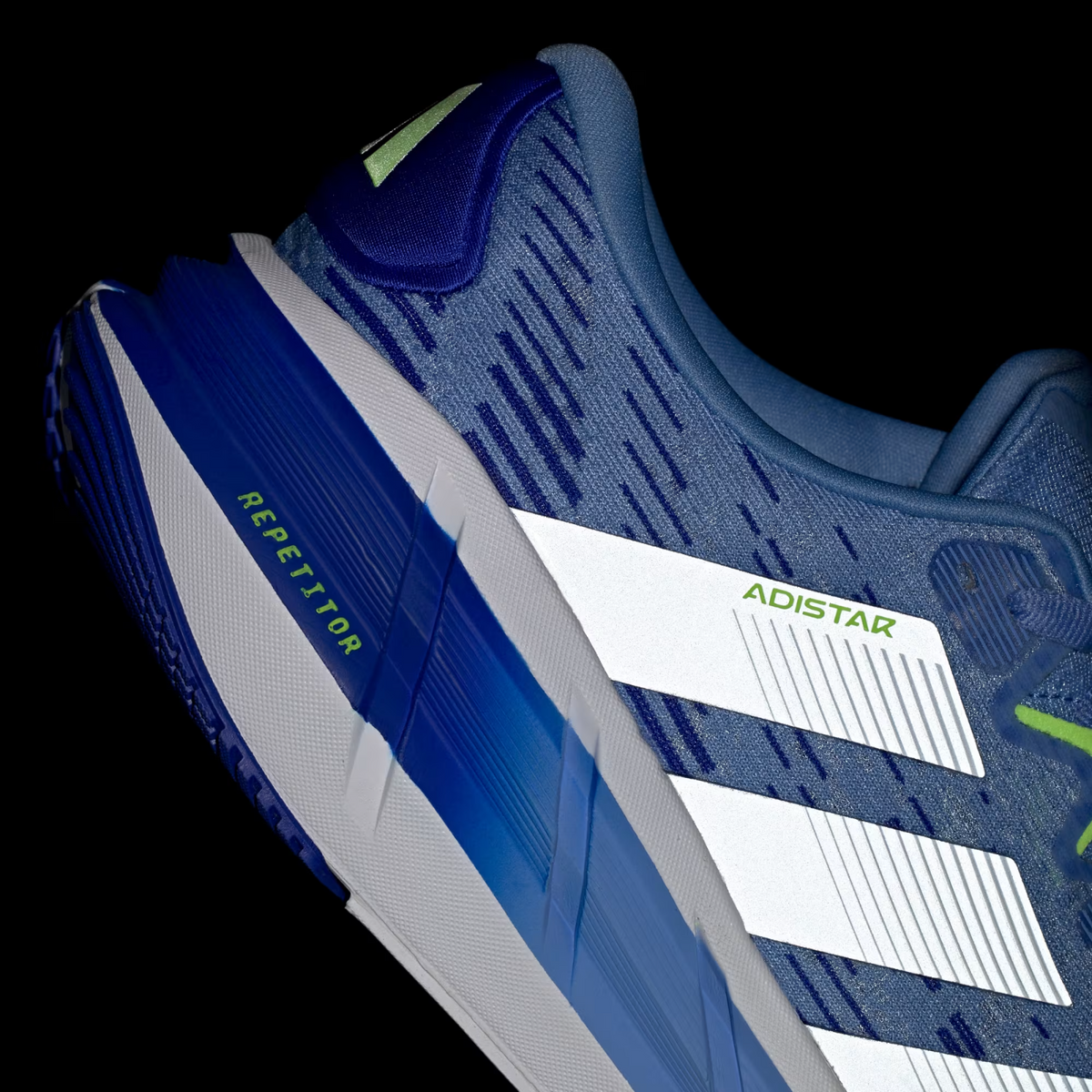 JR0315 adidas Adistar 4 Running Blue Fusion/Dash Grey/Lucid Lemon (Men's)