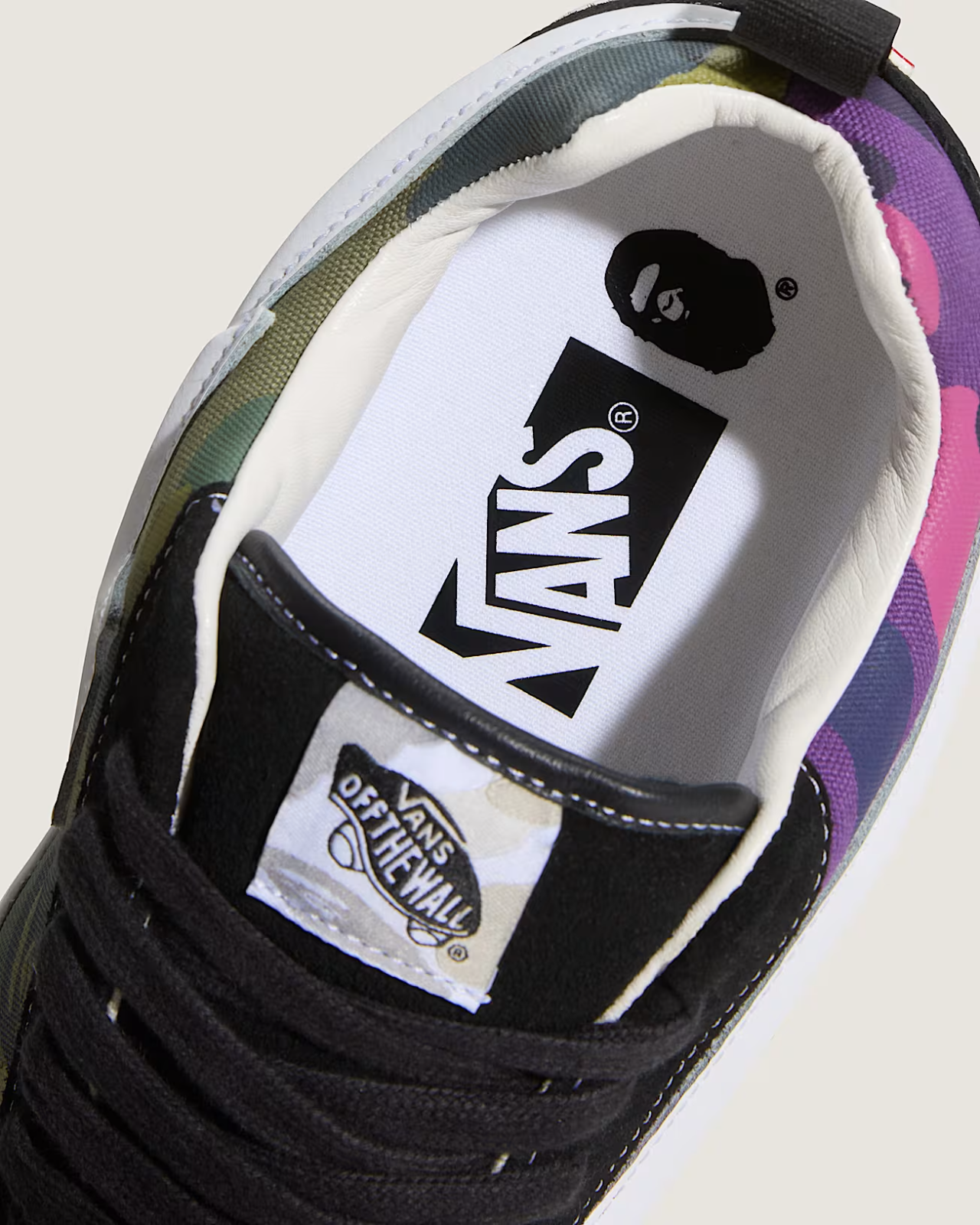 VN000Z39W09 A BATHING APE Ã Vans Premium Knu Skool "Camo Green" (Men's)