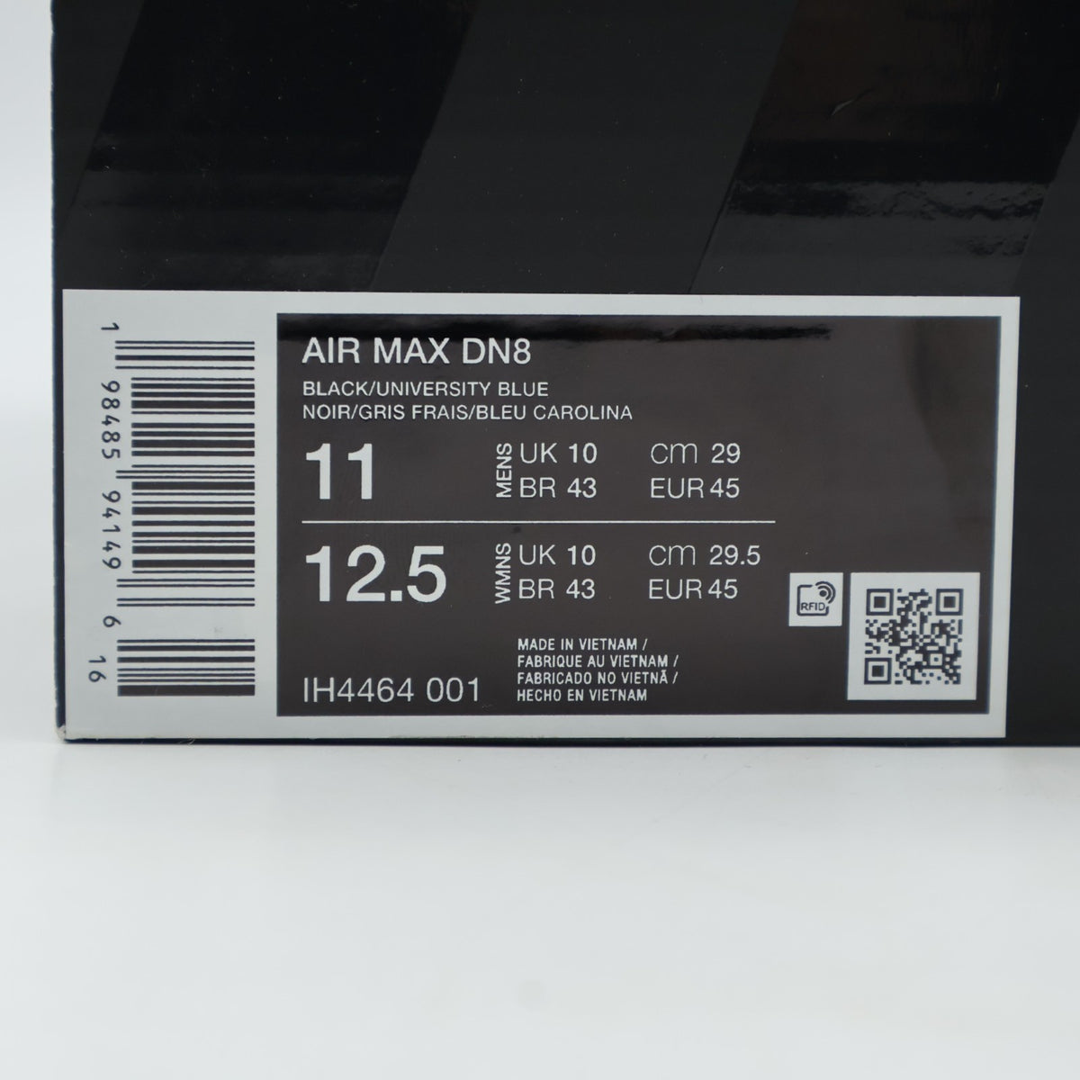 IH4464-001 Nike Air Max Dn 8 Shoes Black  Cool Grey Wolf Grey  (Men's)