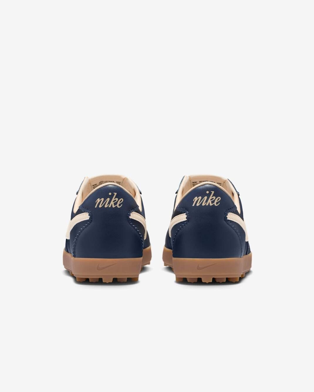 II1259-400 Nike ASTROGRABBER LEATHER MIDNIGHT NAVY MUSLIN GUM (Women's)