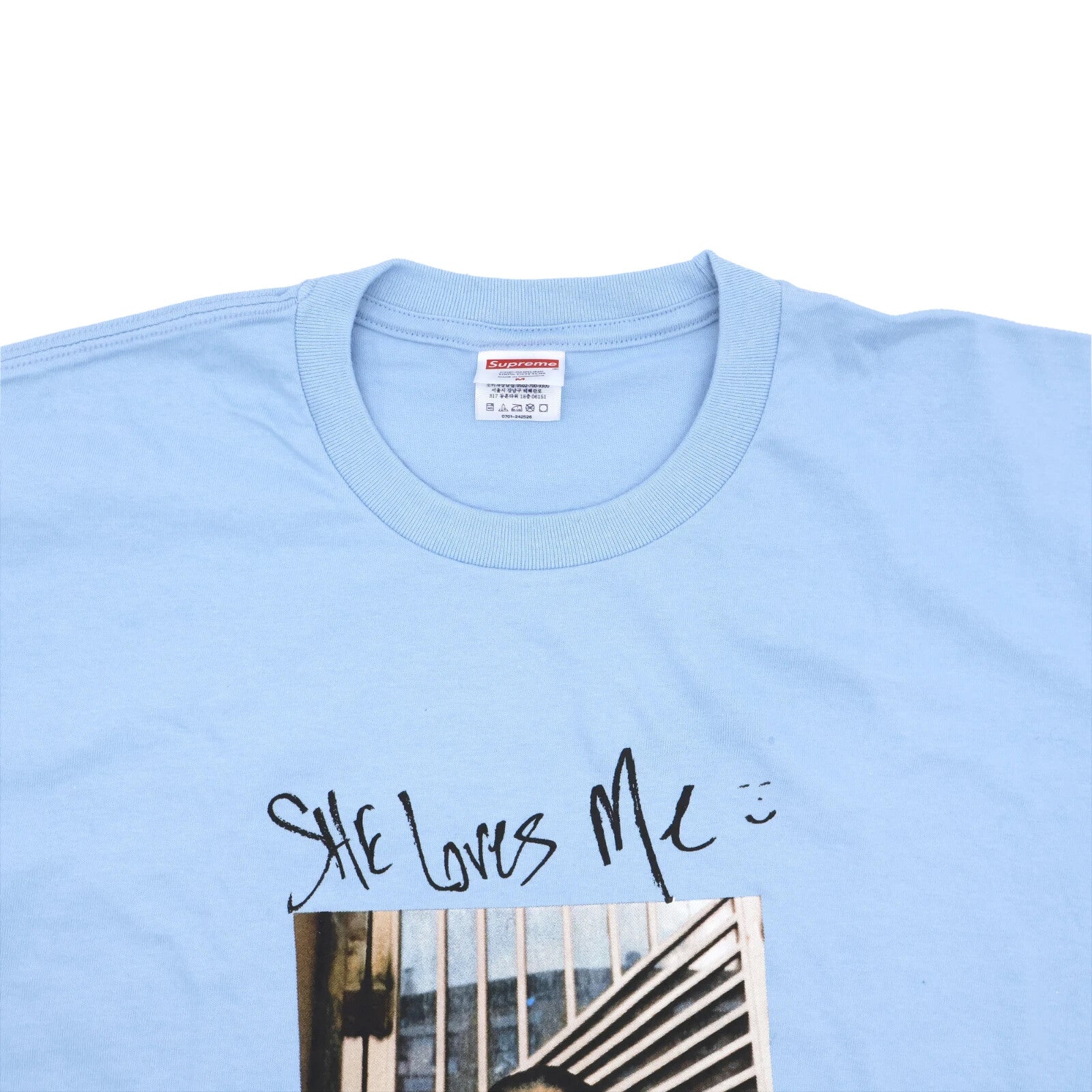 Supreme Max B Tee Powder Blue