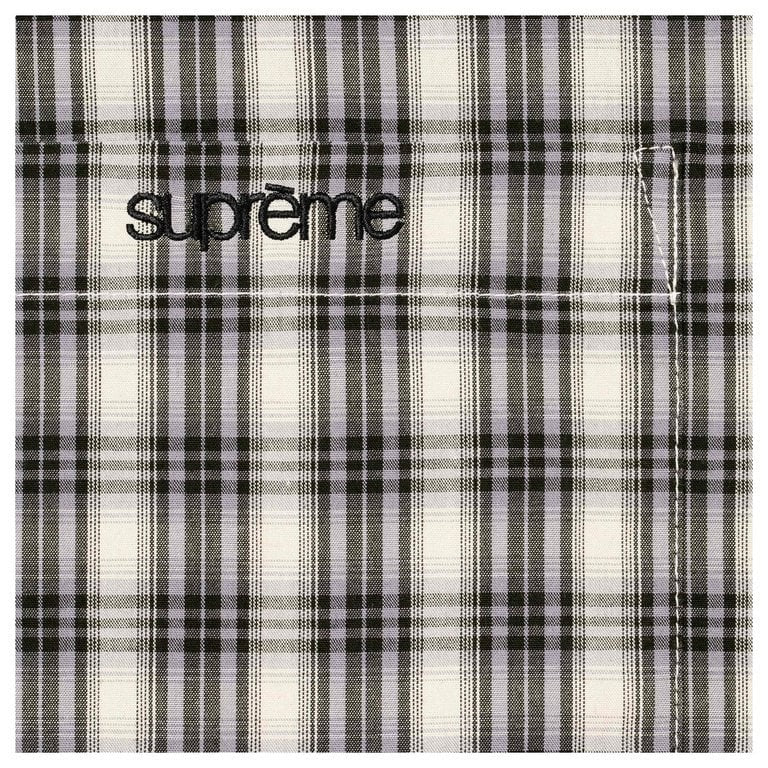 Supreme Mini Plaid S/S Shirt Stone