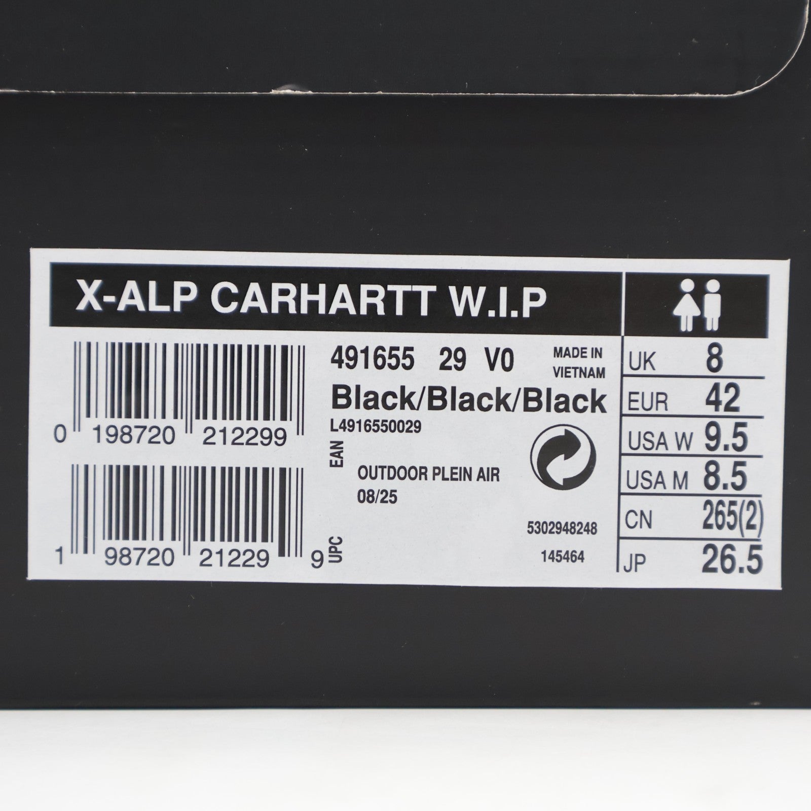 L49165500 Carhartt WIP Salomon ALP Black (Men's)