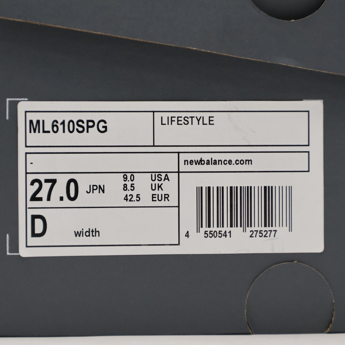 ML610SPG New Balance 610 Slip-On Gray (Men's)