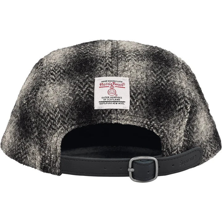 Supreme Harris Tweed Camp Cap Black