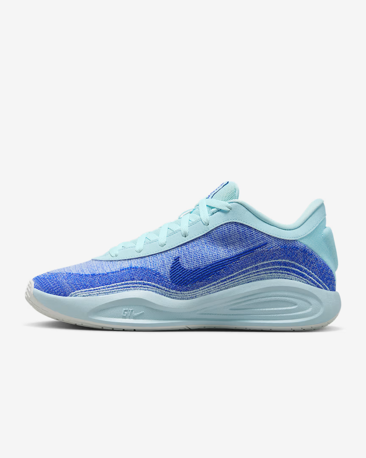 FJ7808-402 Nike GT Hustle Academy Glacier Blue Sail Racer Blue (Men's)