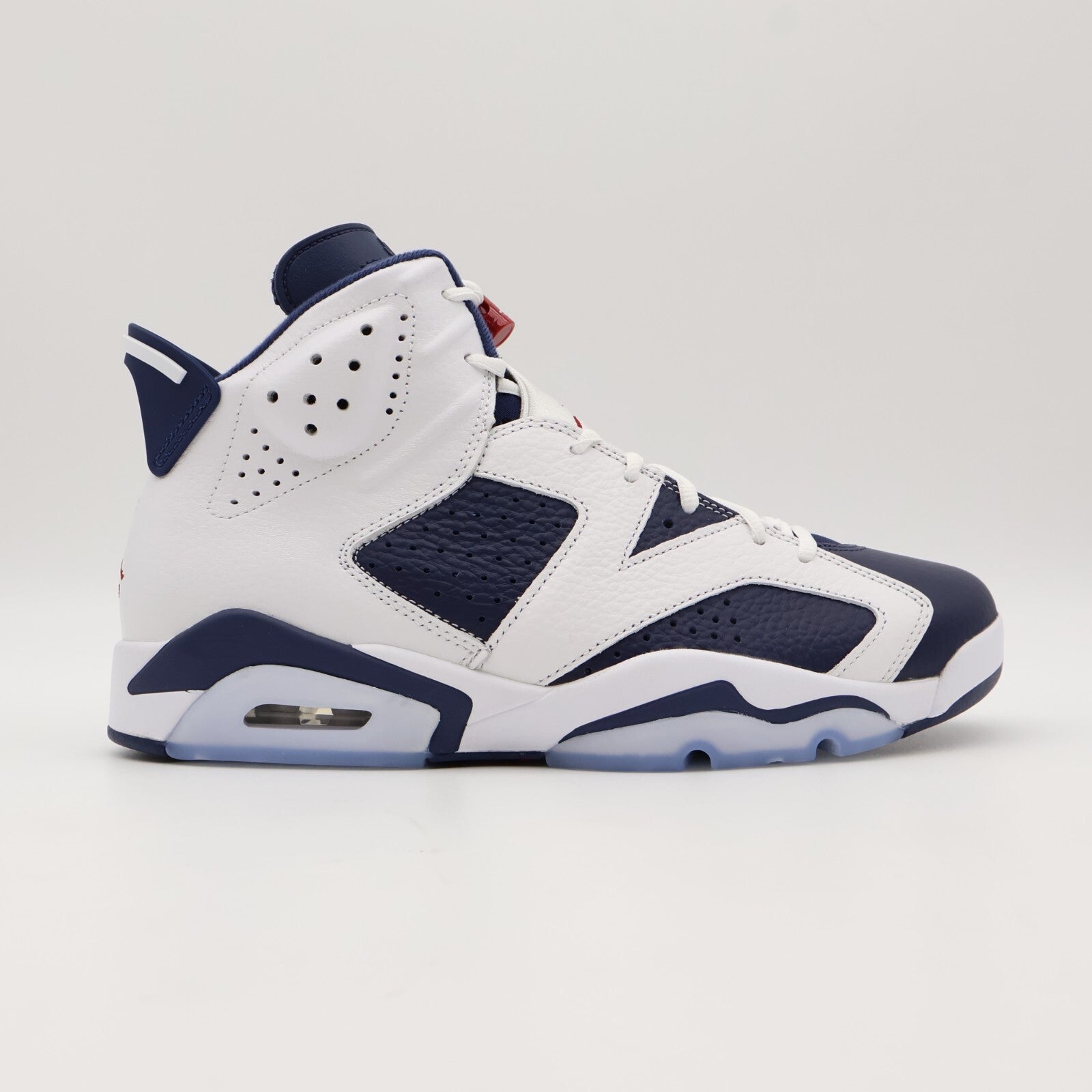 CT8529-164 Nike Air Jordan 6 Retro White and Midnight Navy (Men's)