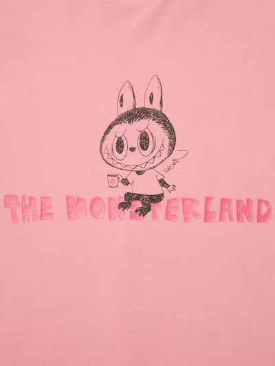 Uniqlo POP MART THE MONSTERS (LABUBU) UT Women'S Pink