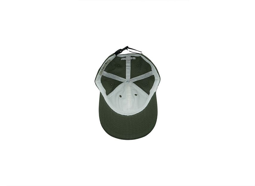 Supreme Seersucker S Logo 6-Panel Green