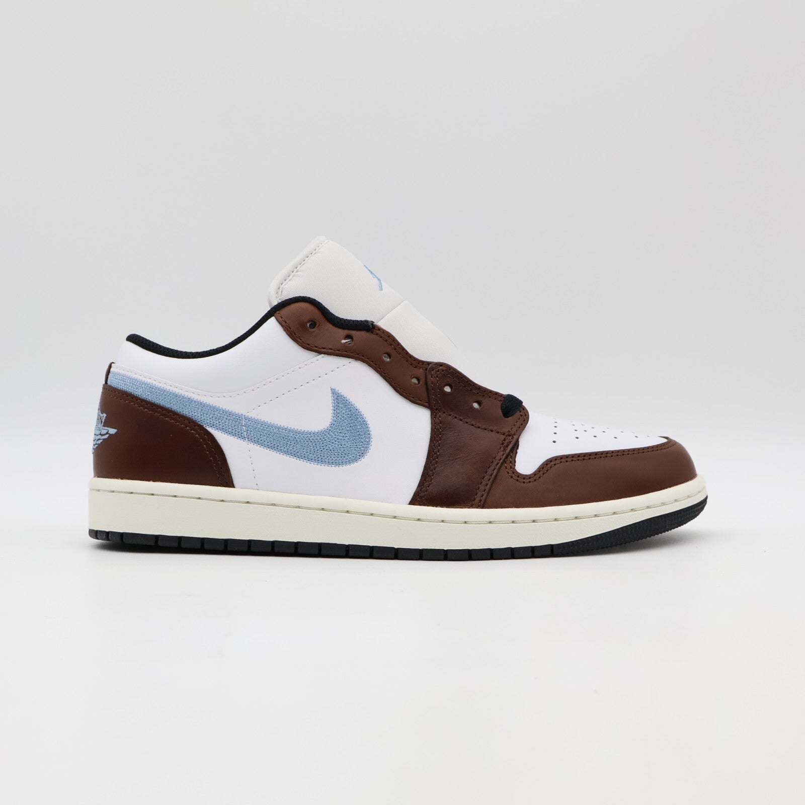 FQ7832-142 Nike Air Jordan 1 Low SE White Black Sail Blue Grey (Men's)