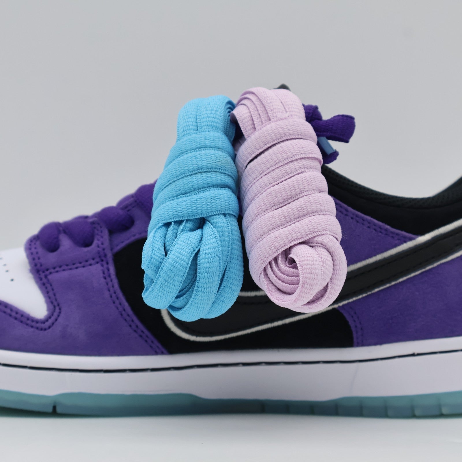 HJ0513-500 Hayley Wilson Nike SB Dunk Low Pro Black and Court Purple (Men's)