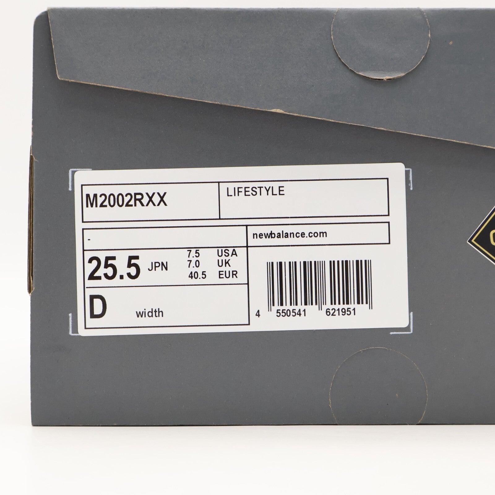 M2002RXX New Balance 2002R GORE-TEX Black White (Men's)