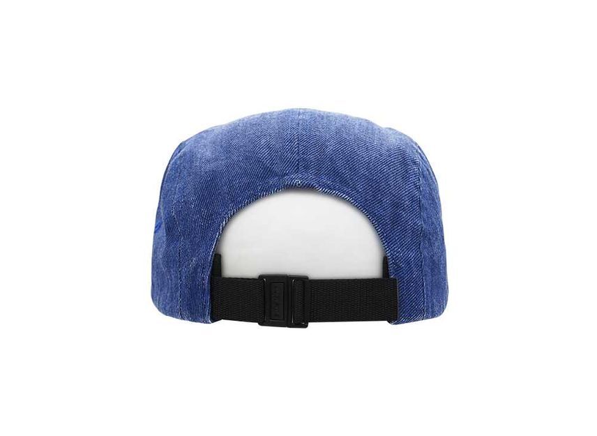 Supreme Coated Denim Camp Cap Royal
