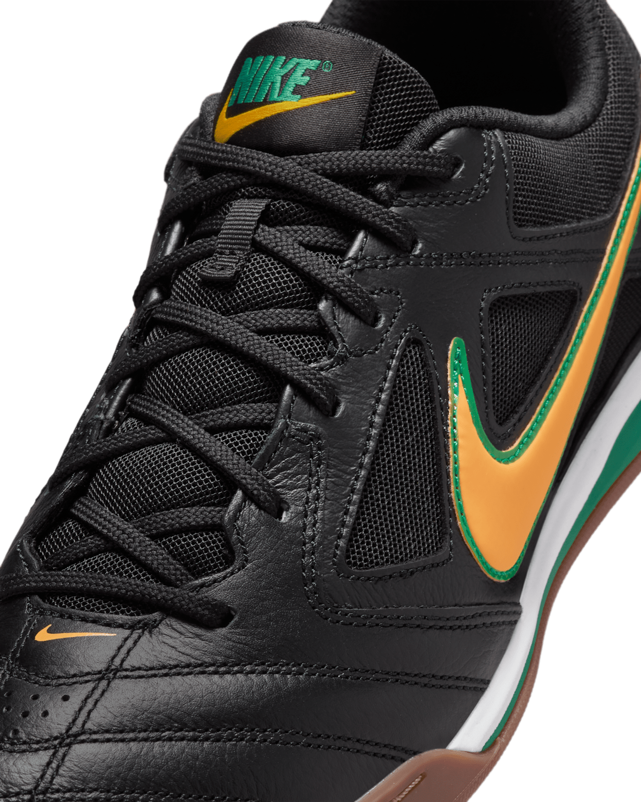 IB8509-001 Nike Gato Black Varsity Maize (Men's)