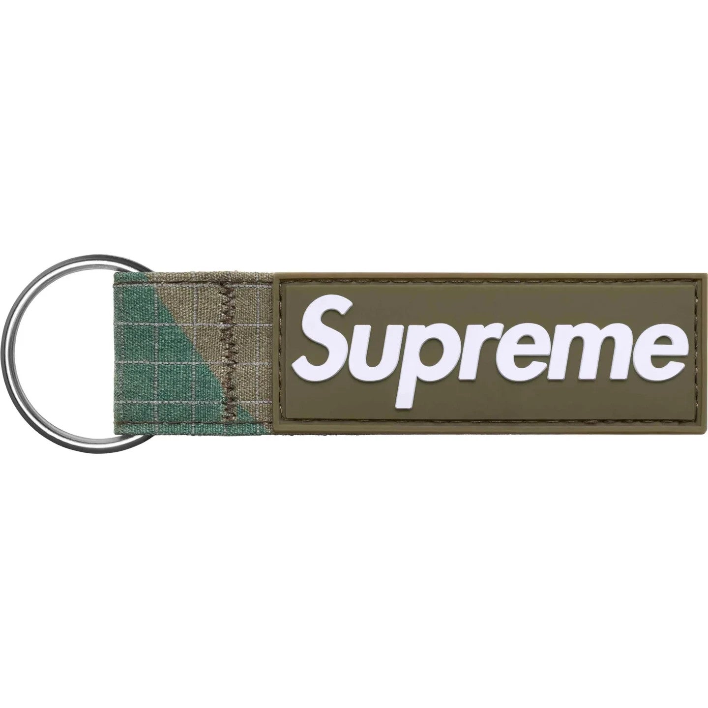 Supreme Ripstop Keychain Woodland Camo
