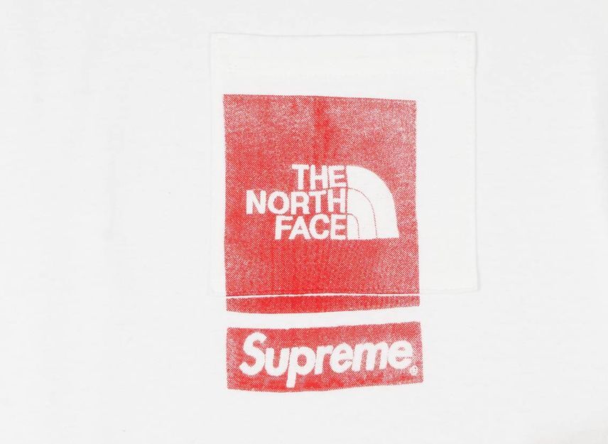 Supreme The North Face Printed Pocket Tee White