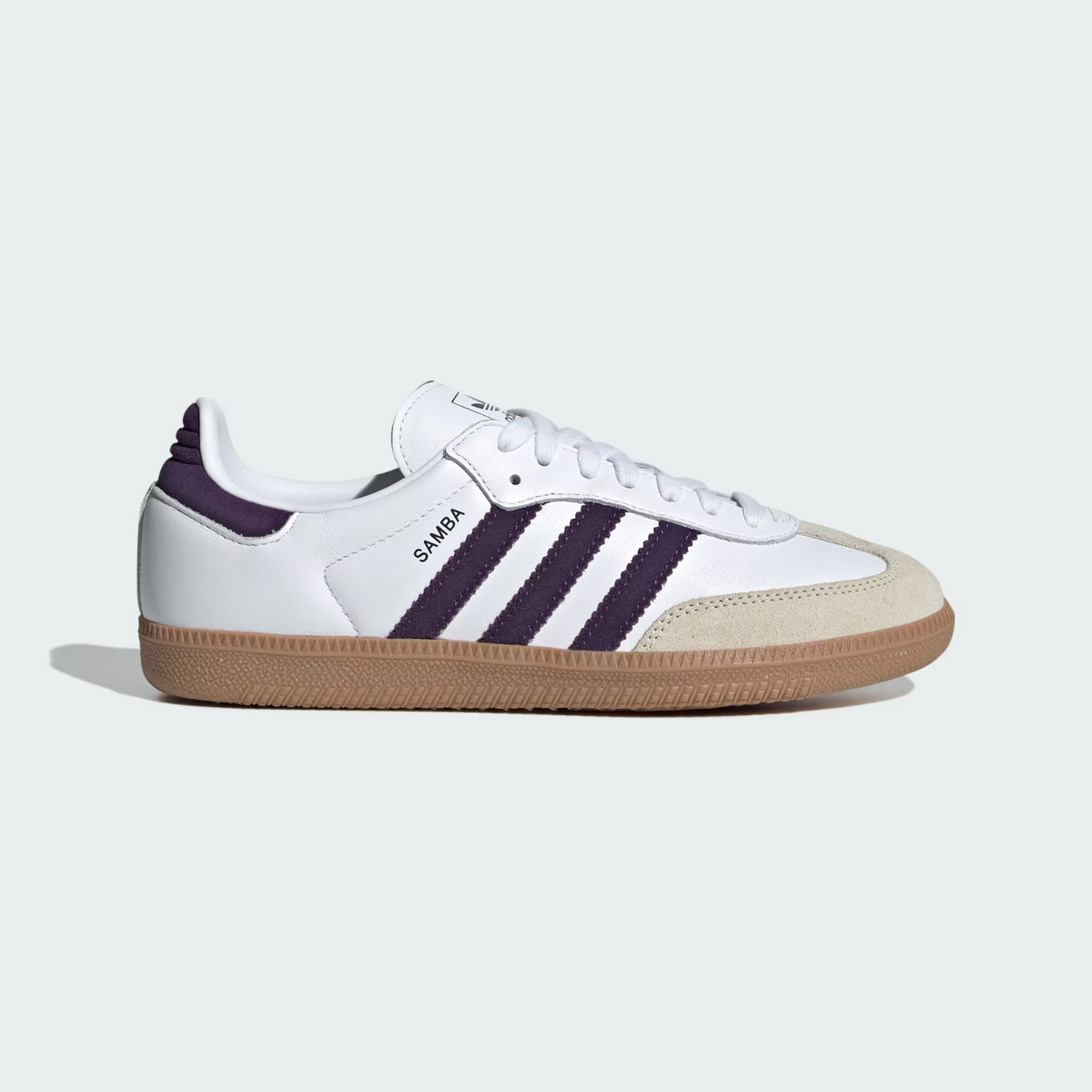 JS1392 adidas Originals Samba OG Cloud White Alumina Aurora Plum (Men's)