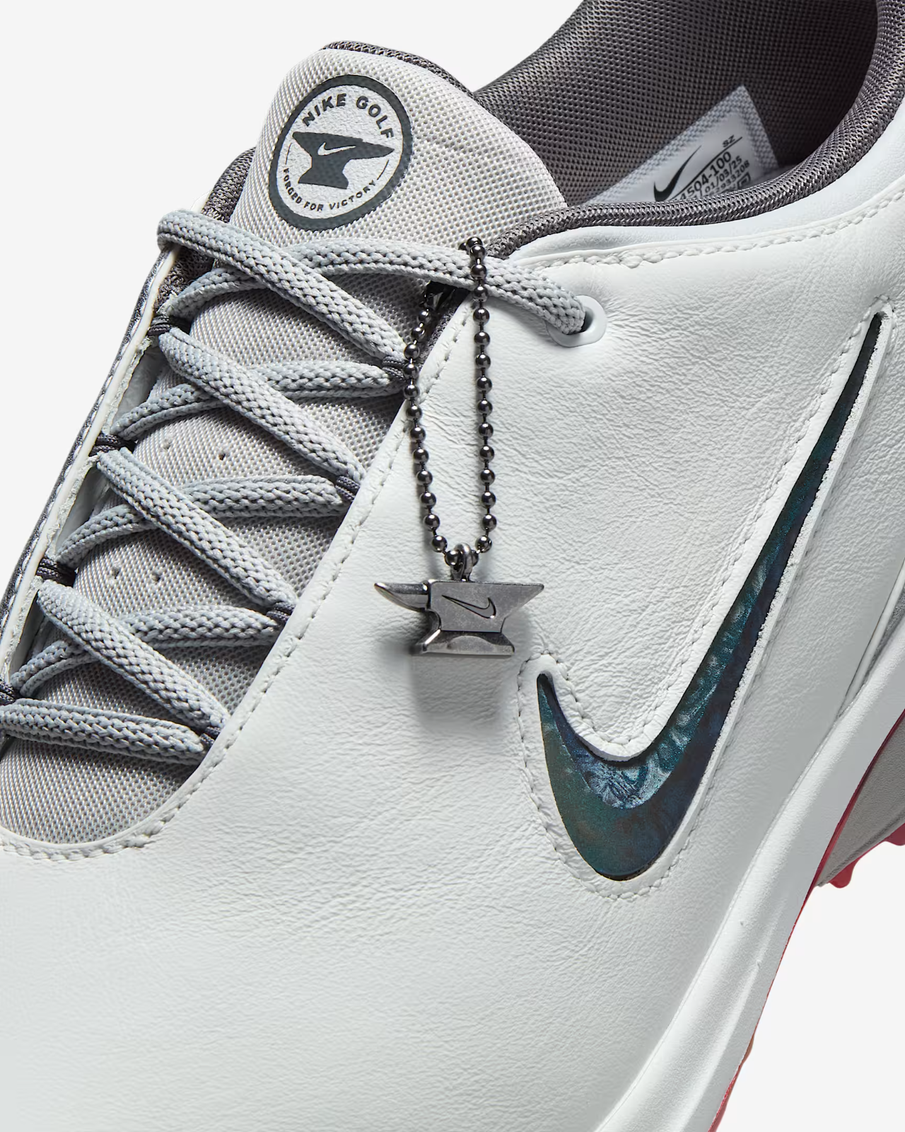 HV4169-100 Nike Victory Tour 4 Summit White Metallic Silver Iron Grey  (Men's)