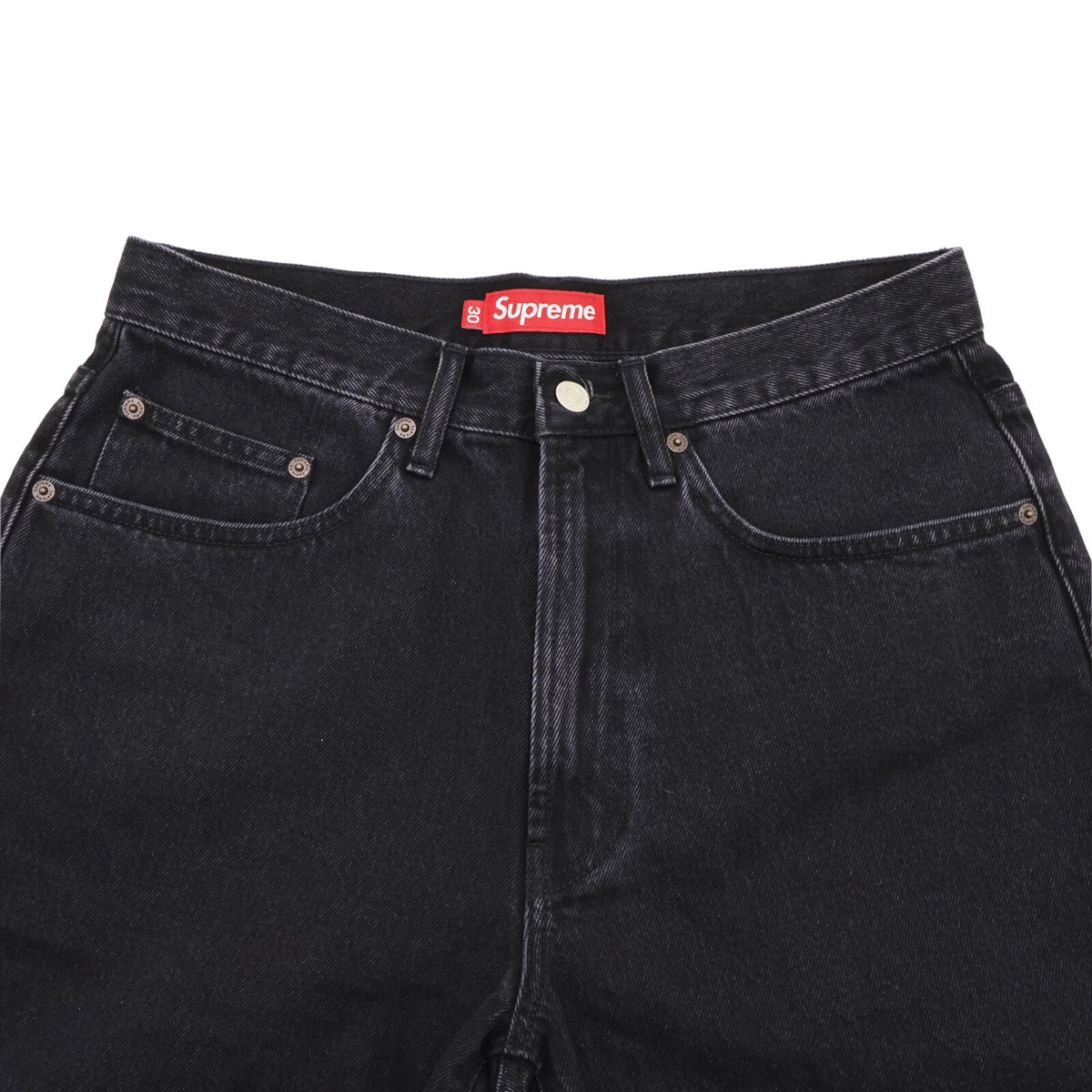 Supreme Baggy Denim Short Black