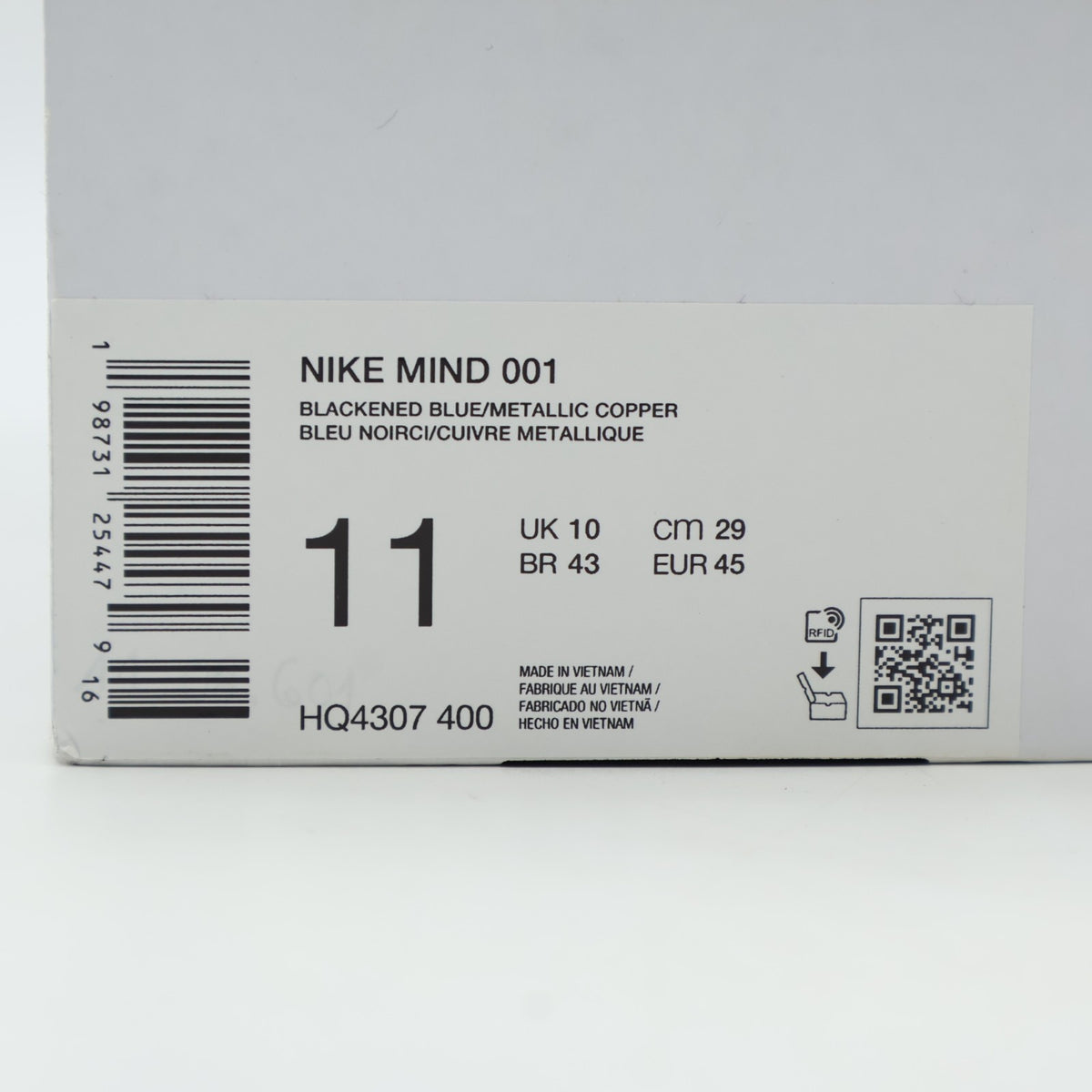 HQ4307-400 Nike Mind 001 Mules Blackened Blue (Men's)