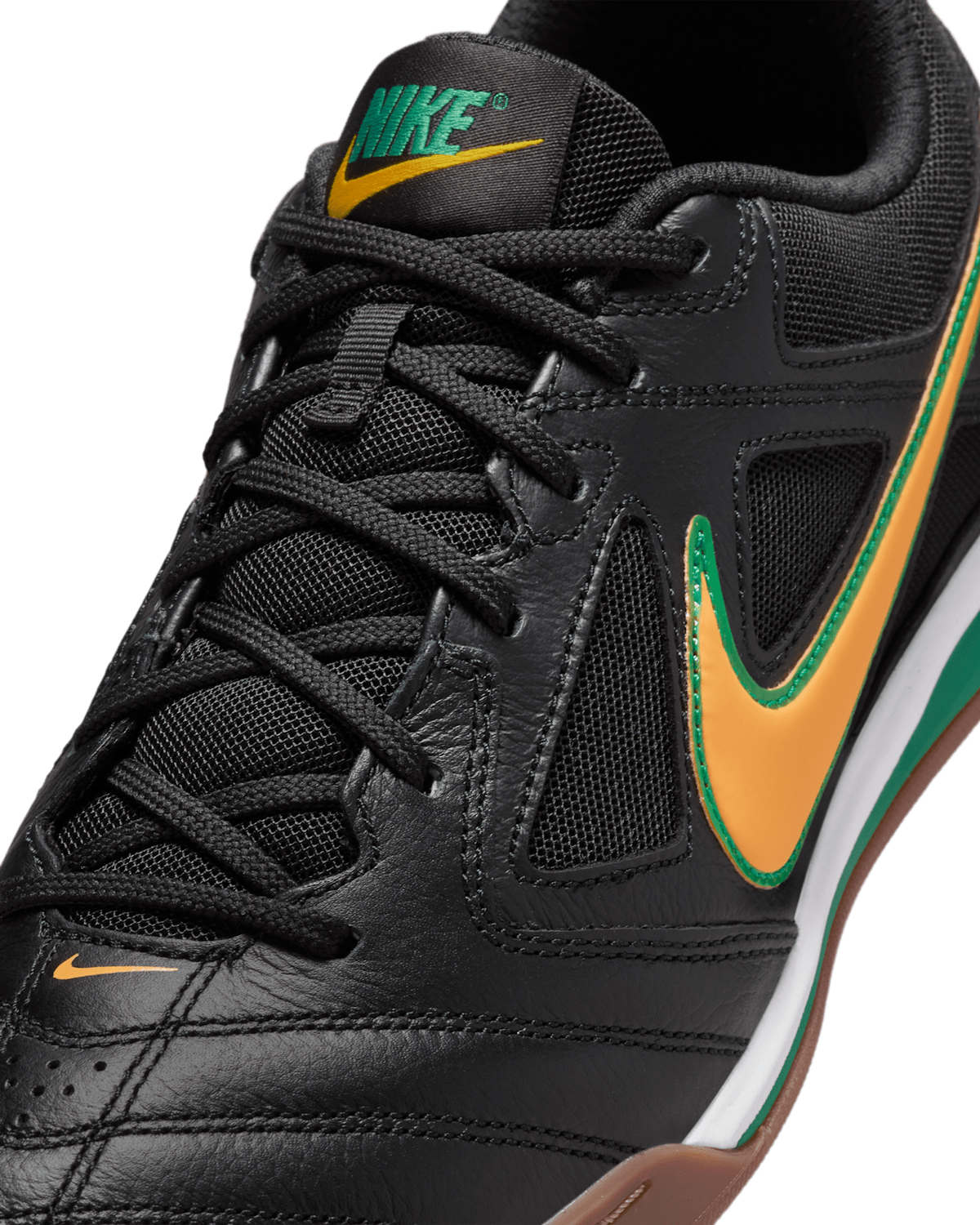 IB8509-001 Nike Gato Black Varsity Maize (Men's)