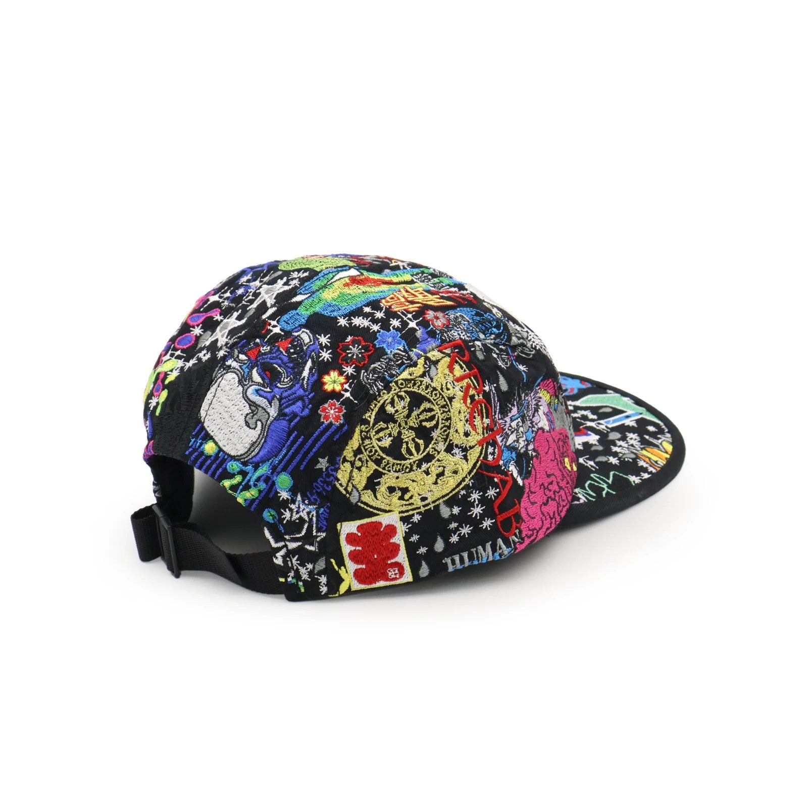 Supreme AOI Embroidered Camp Cap Black
