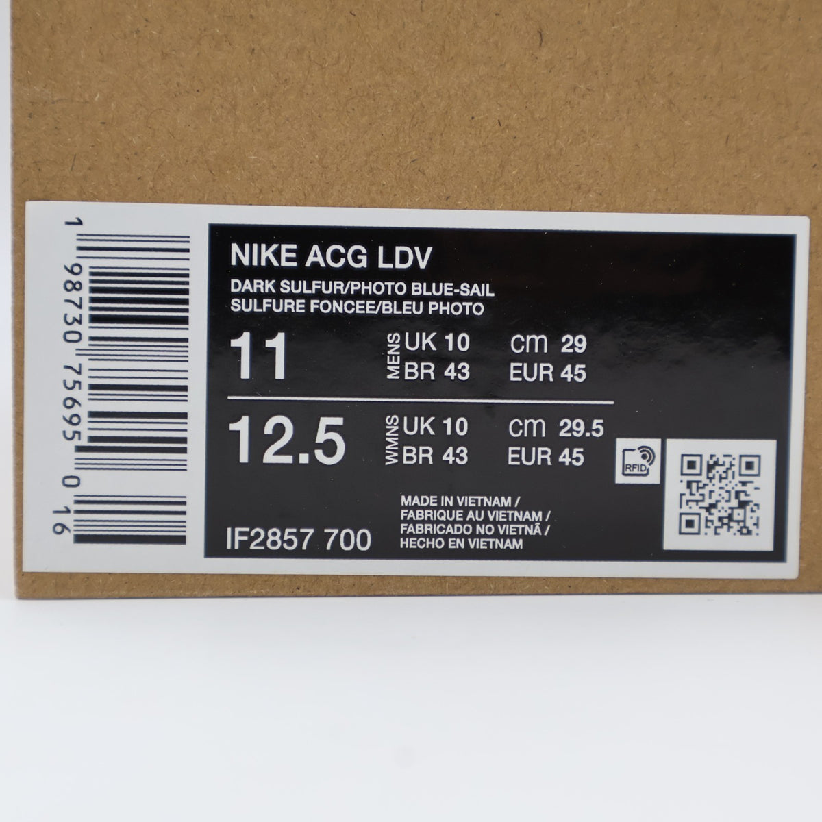 IF2857-700 Nike ACG LDV Dark Sulphur Photo Blue (Men's)