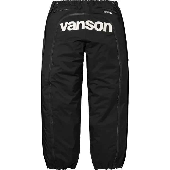 Supreme x Vanson Leathers GORE-TEX Pant Black