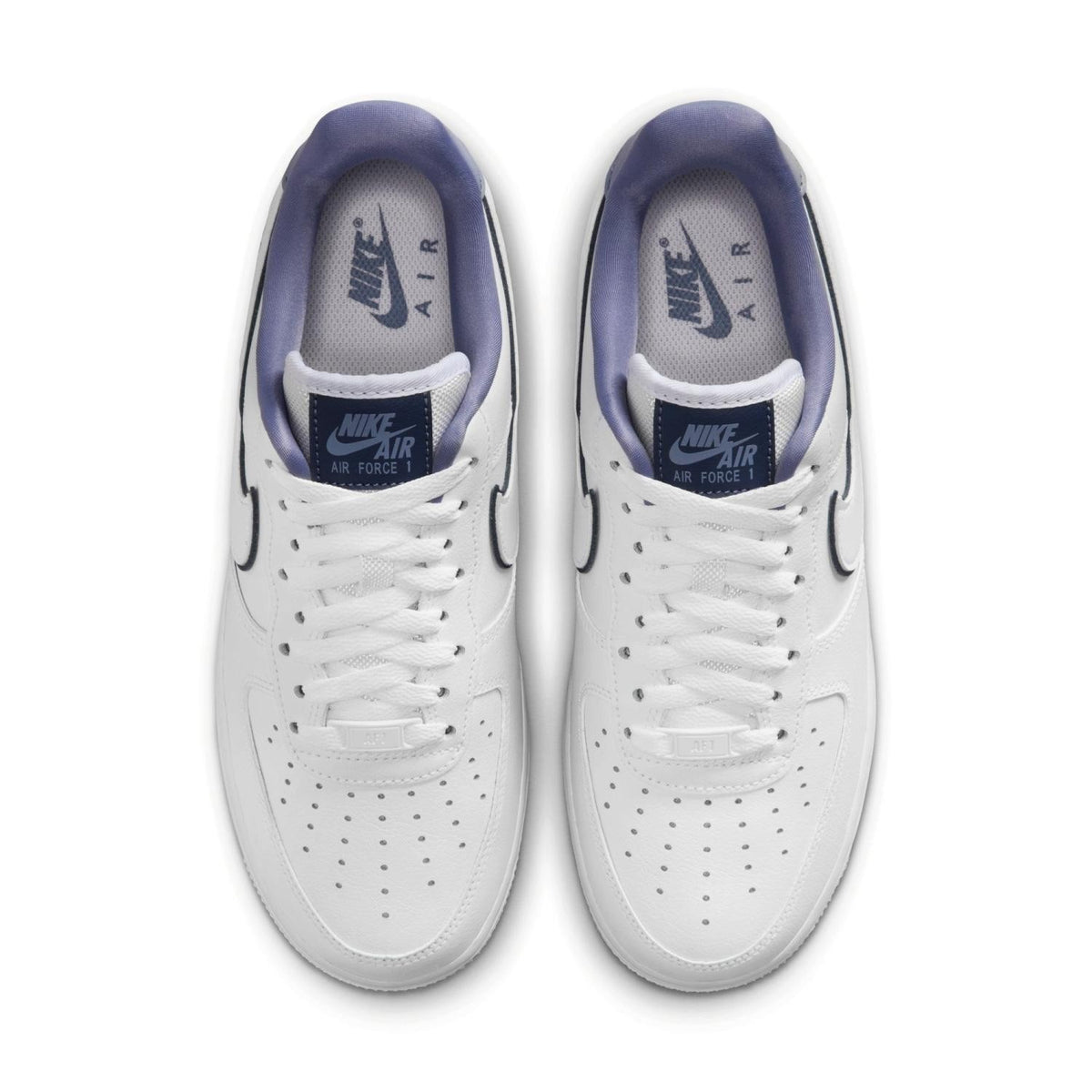 IO4226-102 Nike AIR FORCE 1 '07 WHITE MIDNIGHT NAVY-WORLD INDIGO (Women's)