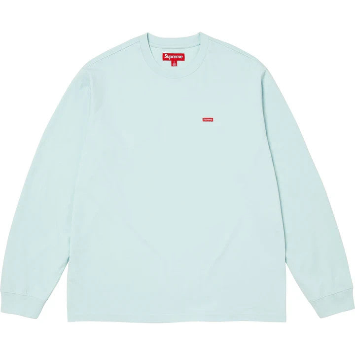 Supreme Small Box L/S Tee Light Blue