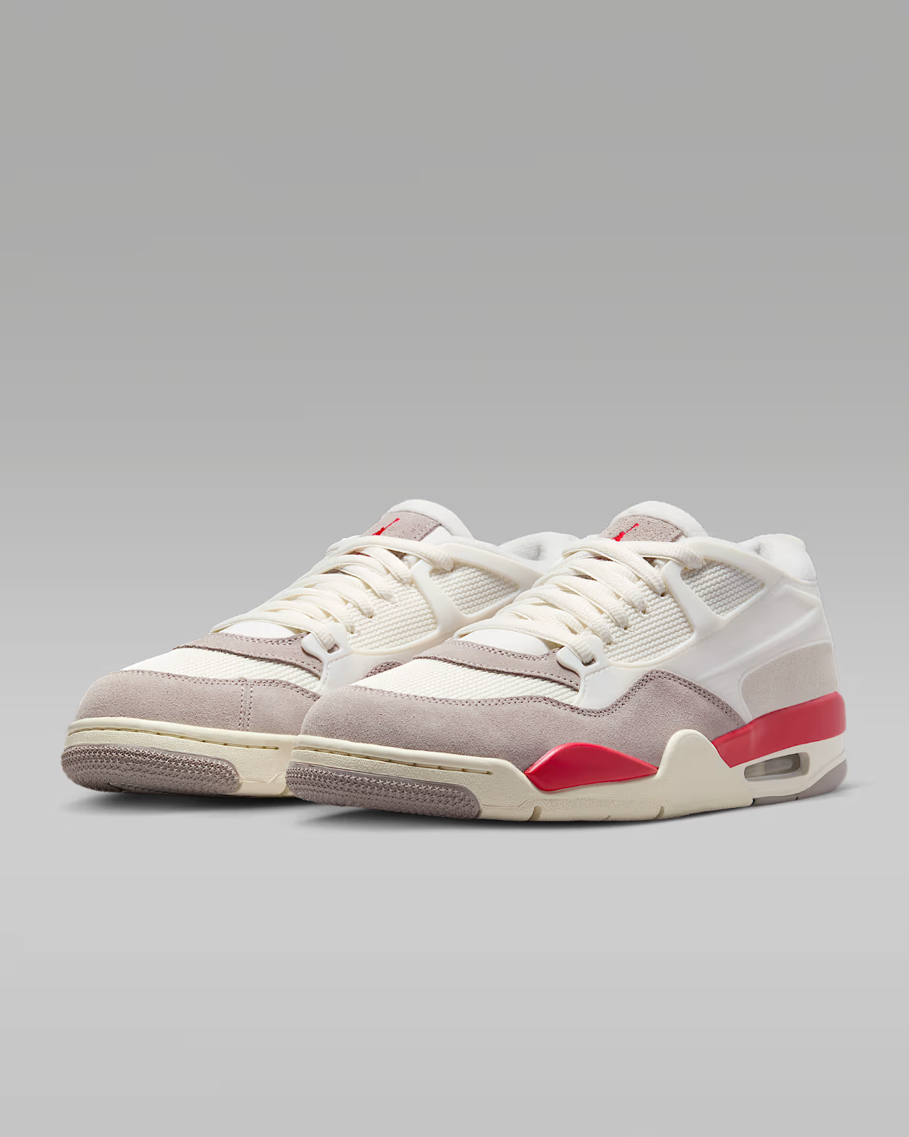 HF8126-100 Nike Air Jordan 4 RM Sail College Grey Coconut Milk Fire Red (Men's)