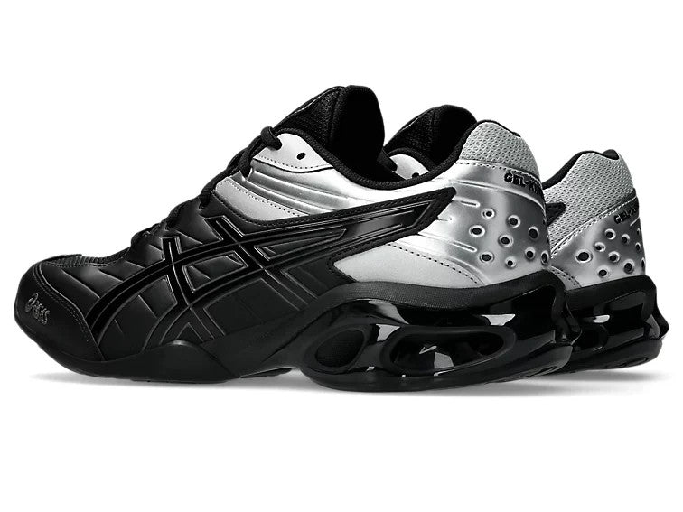 1203B051-001 Asics Gel-Kinetic FR "Black/Pure Silver" (Men's)