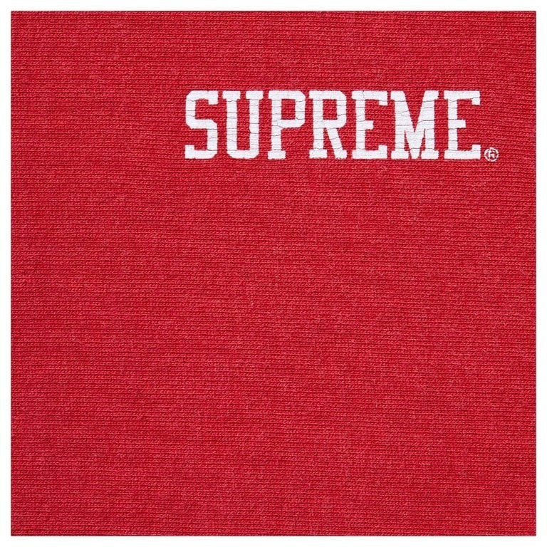 Supreme Washed Crewneck Red