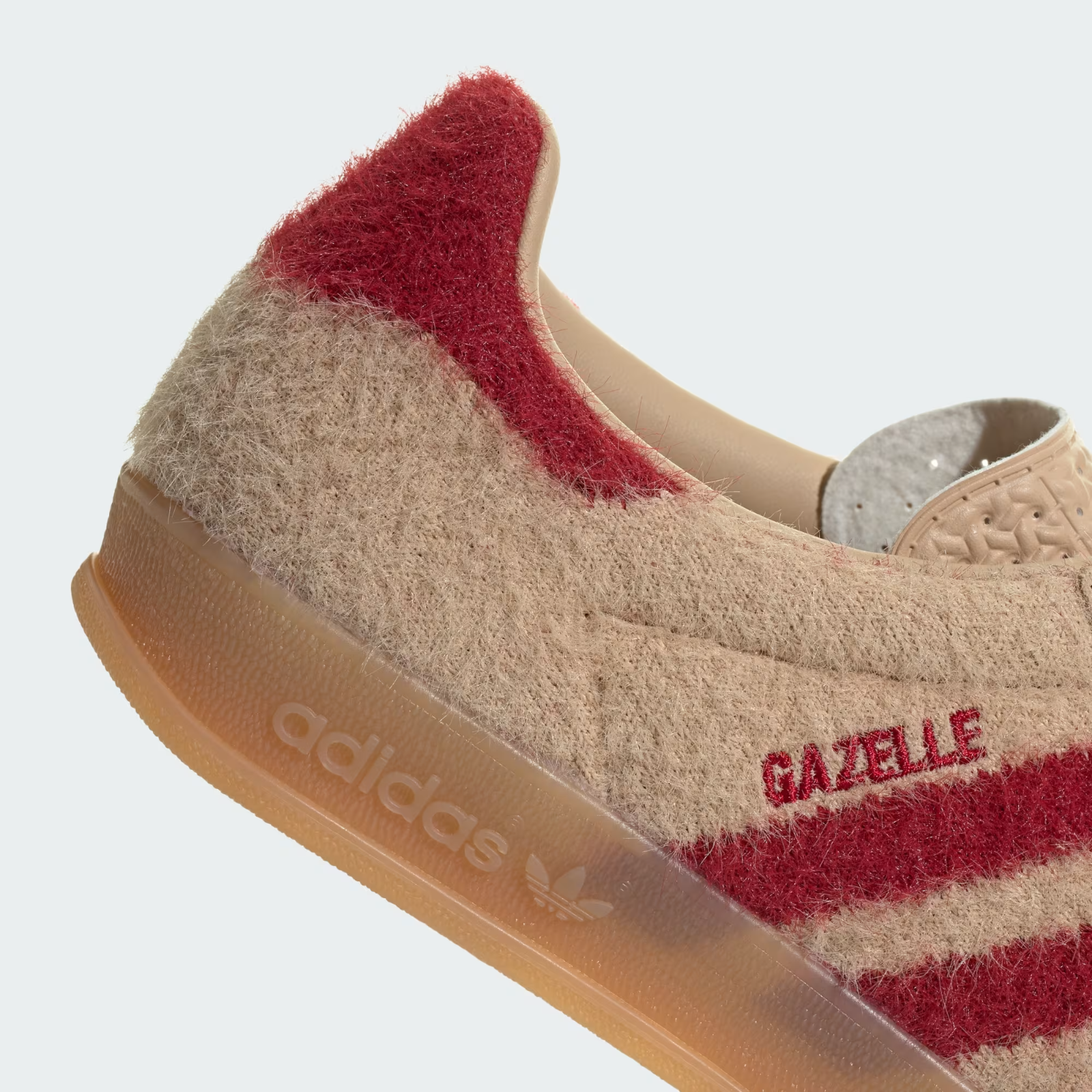 JP8341 adidas Originals Gazelle Indoor Magic Beige Team Victory Red Gum (Men's)