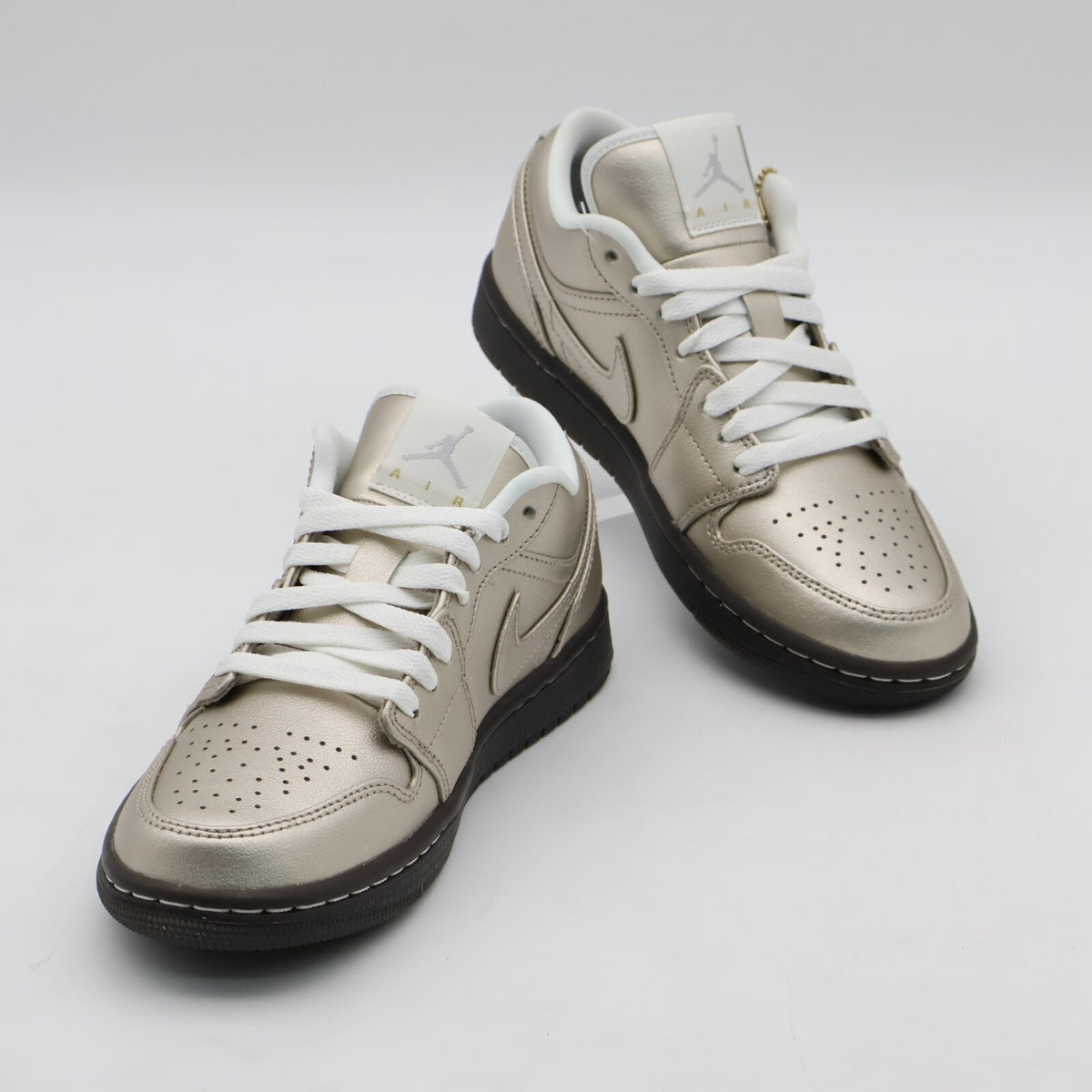 HQ3529-099 Nike Women's Air Jordan 1 Low SE Metallic Zinc (Women's)