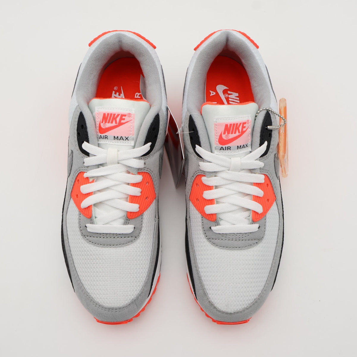 CT1685-100 Nike Air Max 90 III Infrared Radian Red White Black Cool Gray (Men's)