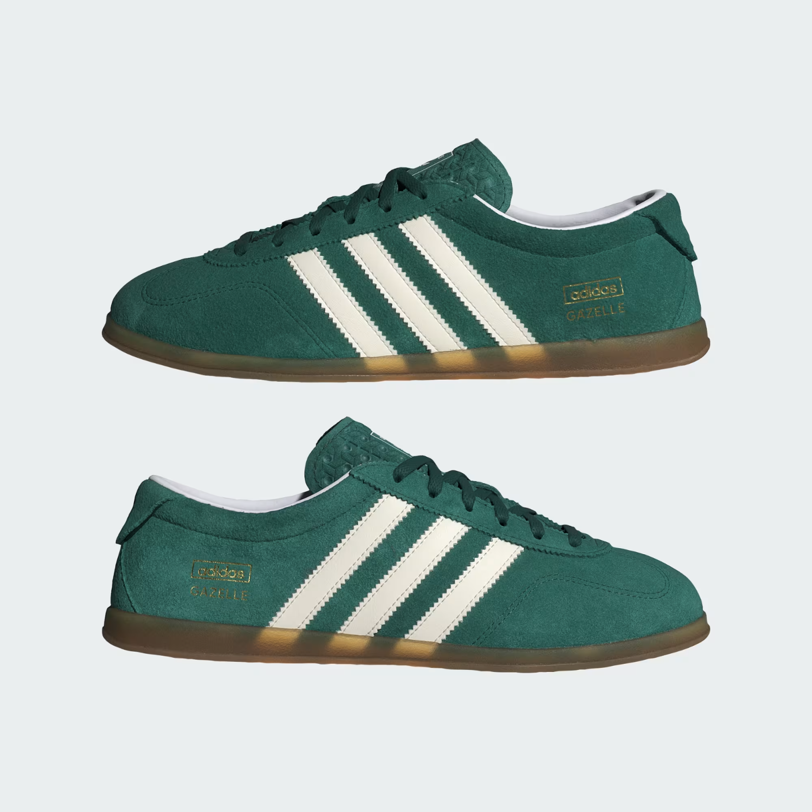 JS1310 adidas Originals Gazelle Low Pro Collegiate Green Cloud White Gum (Men's)