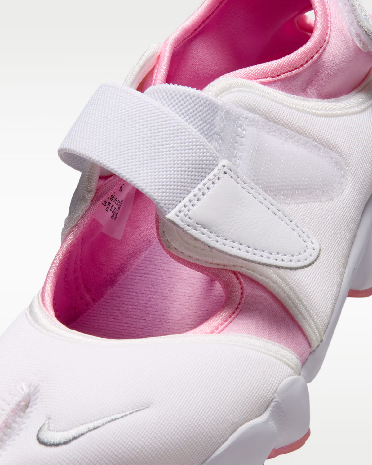 IV6058-100 Nike Air Rift "White/Pink Rise" (Women's)