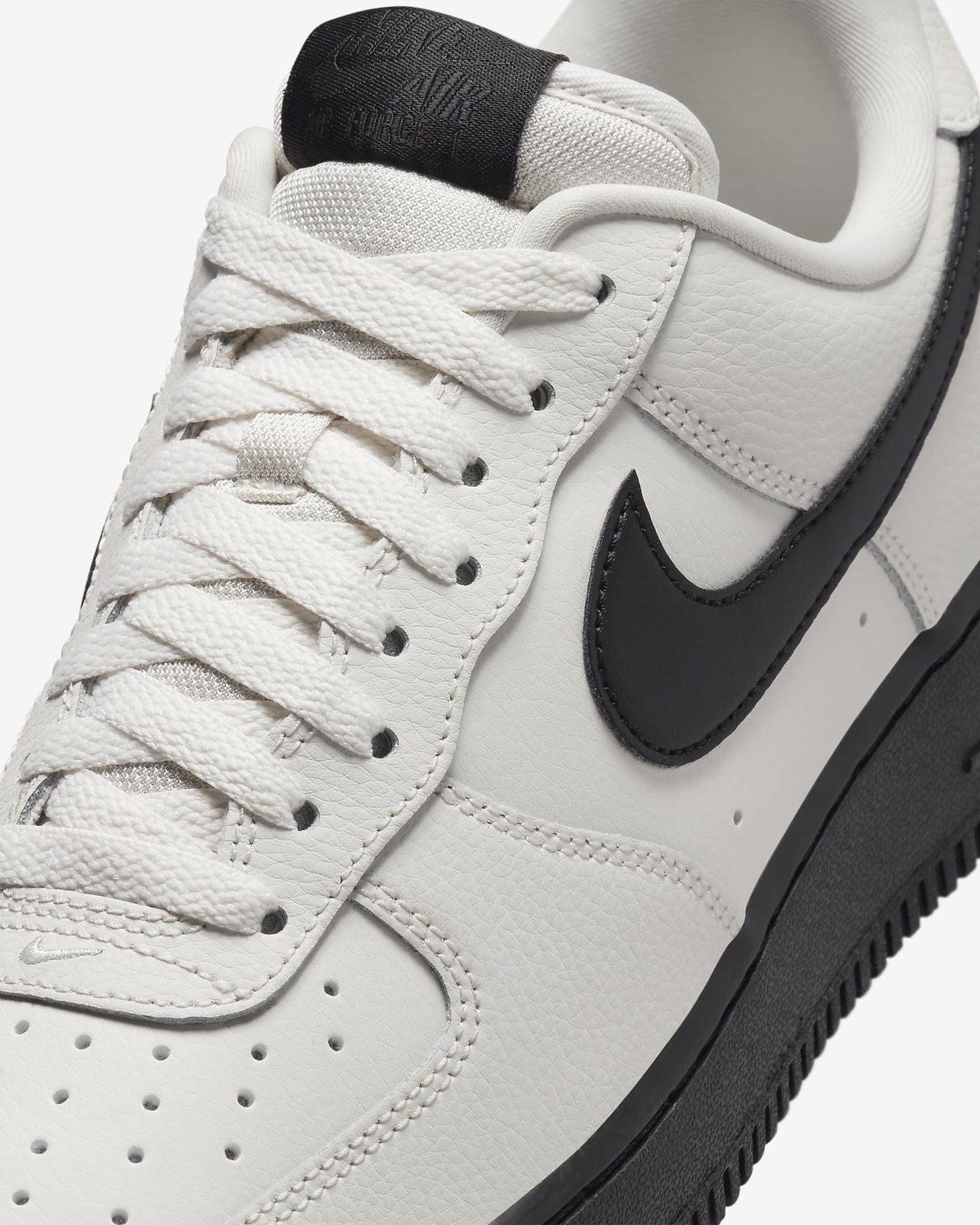 HJ7180-030 Nike Air Force 1 Low '07 Phantom Cement Grey Black (Women's)