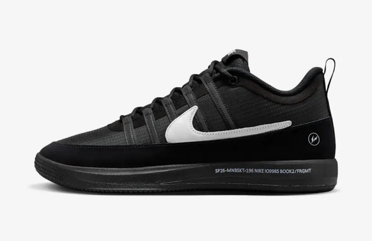 IO9950-900 fragment design Nike Book 2 Black White (IO9985-900) (Men's)