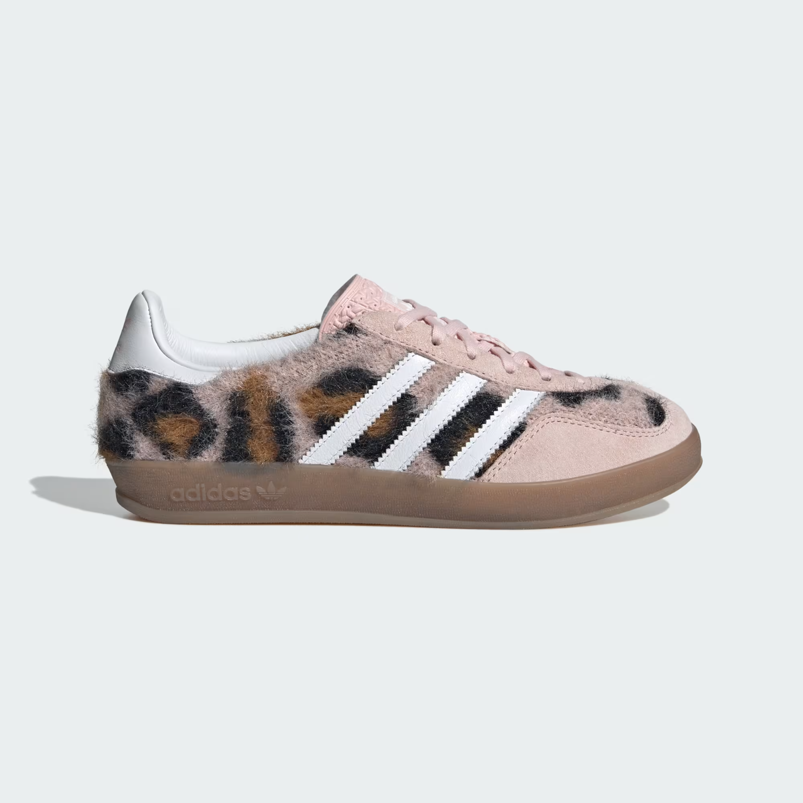 JS4600 atmos pink adidas Originals Gazelle Indoor Trinity Leopard Pink (Women's)