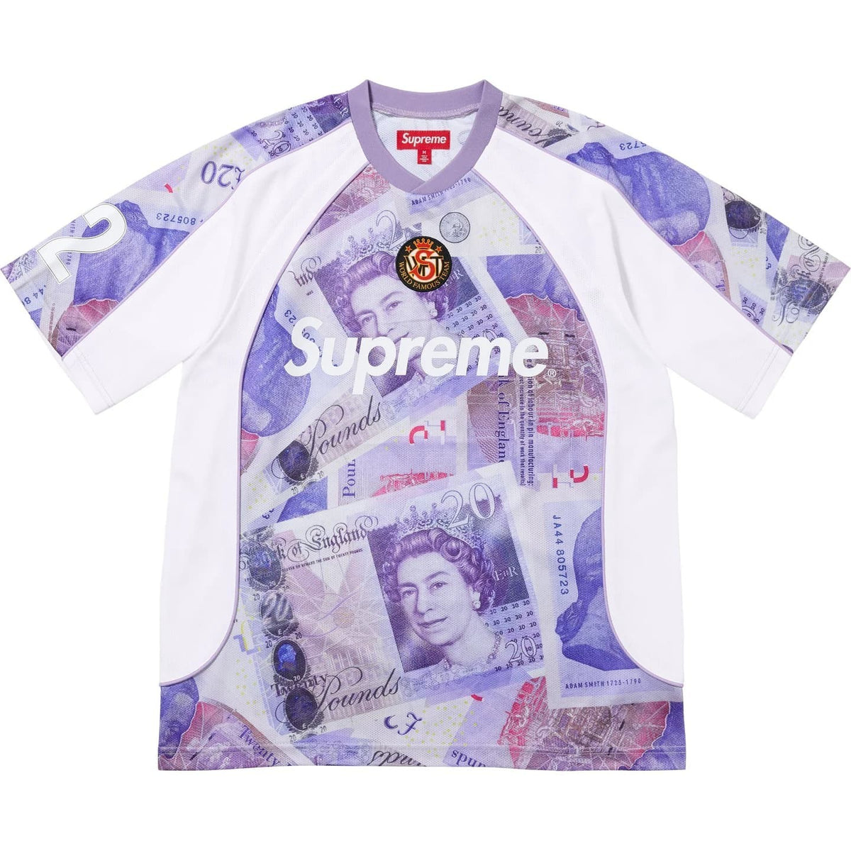 Supreme Pounds Soccer Jersey White