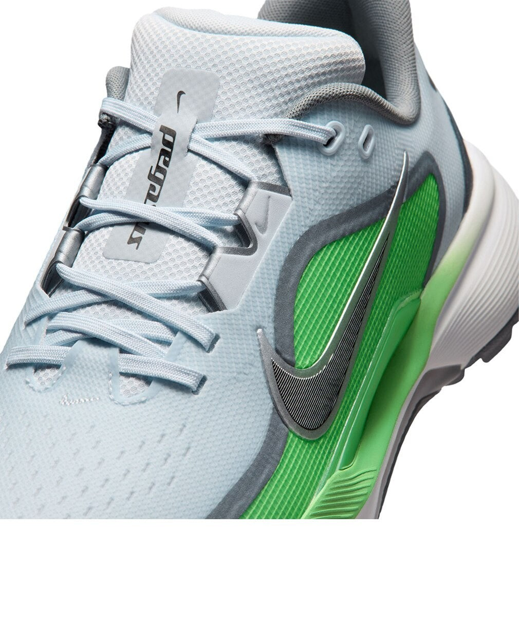 HV4700-002 Nike Pegasus 1 Golf "Football Grey/Illusion Green" (Men's)
