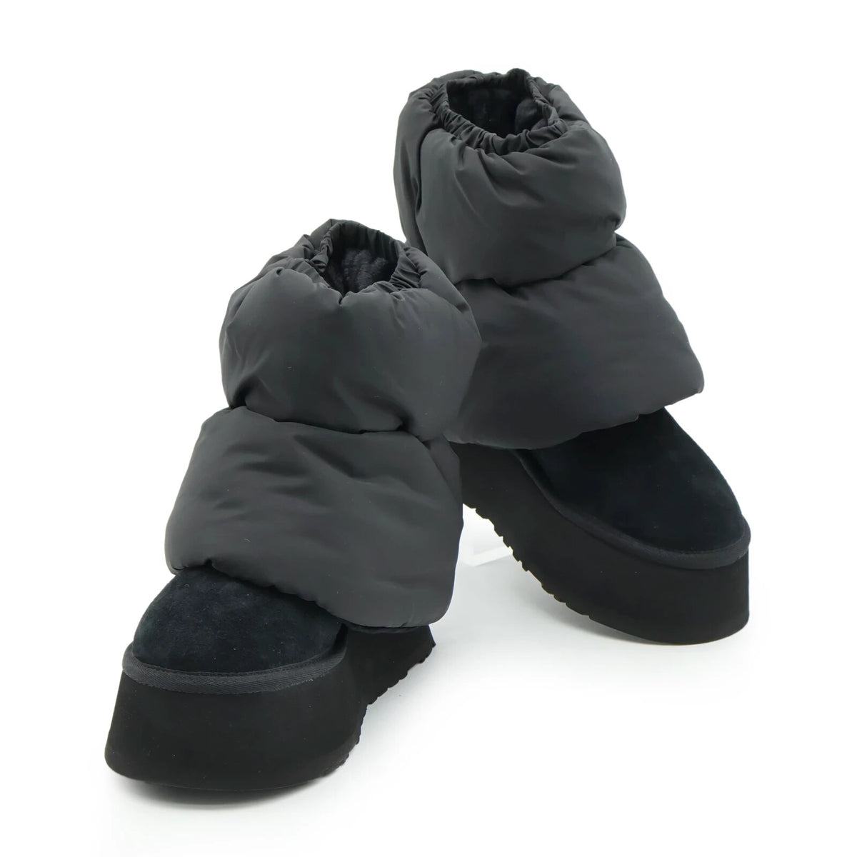 1158275-BBLC UGG Women's Classic Mini Dipper Puffer Black (Women's)
