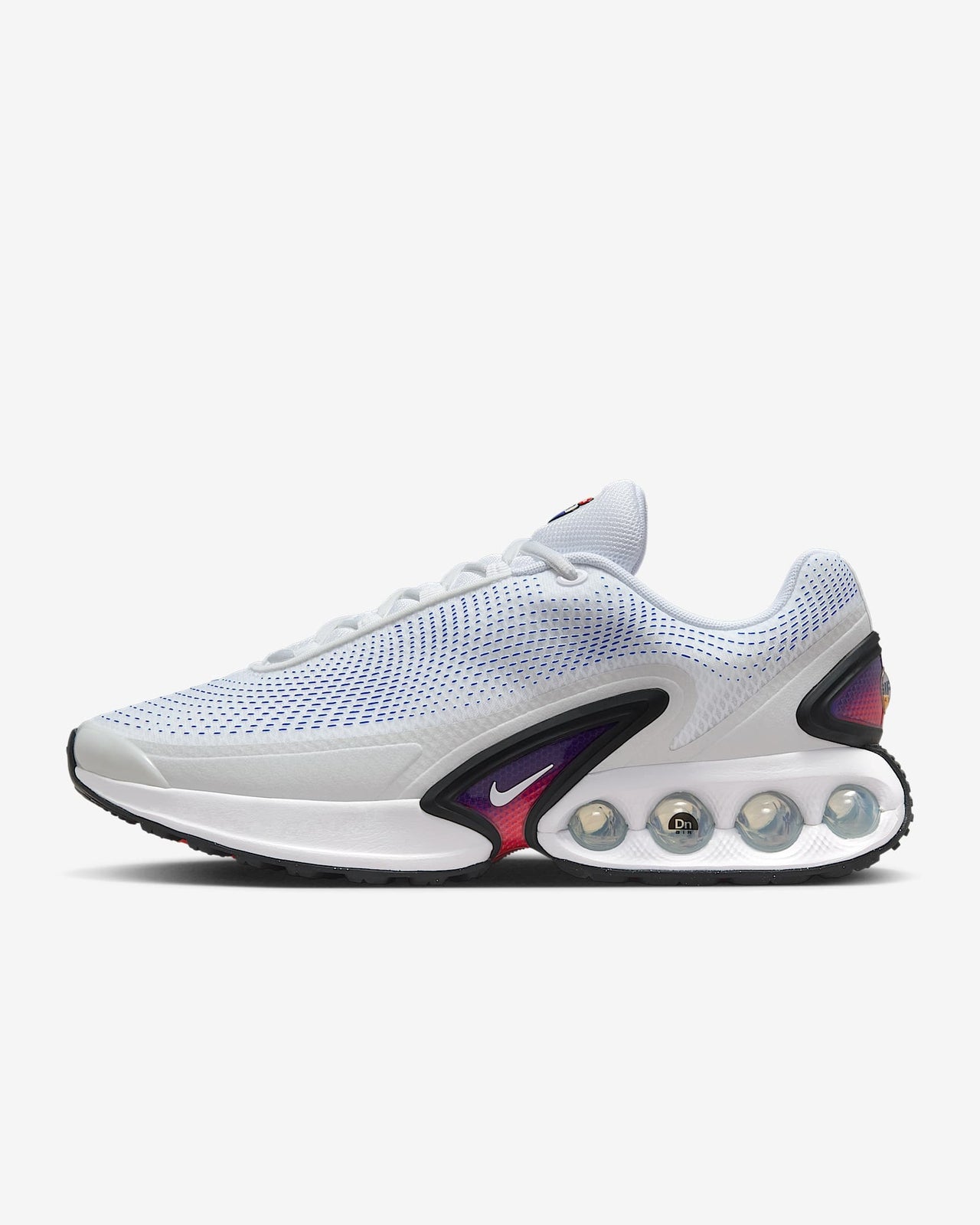 DV3337-104 Nike Air Max DN White Racer Blue Bright Crimson White (Men's)