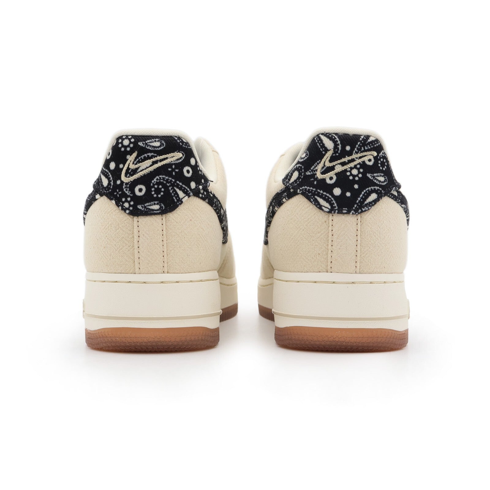 DJ4631-200 Nike Air Force 1 Low Paisley Swoosh Natural Navy White Gum (Men's)