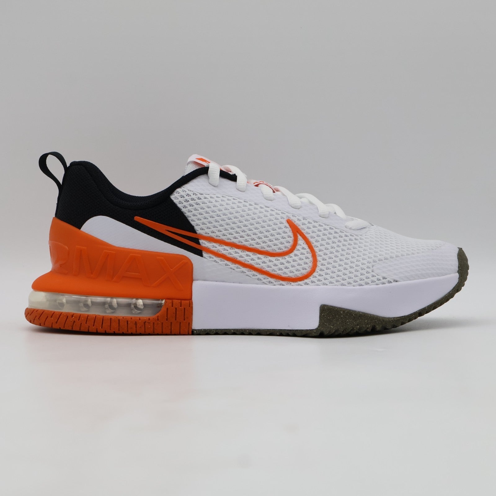 FQ1833-109 Nike Air Max Alpha Trainer 6 White Black Safety Orange (Men's)