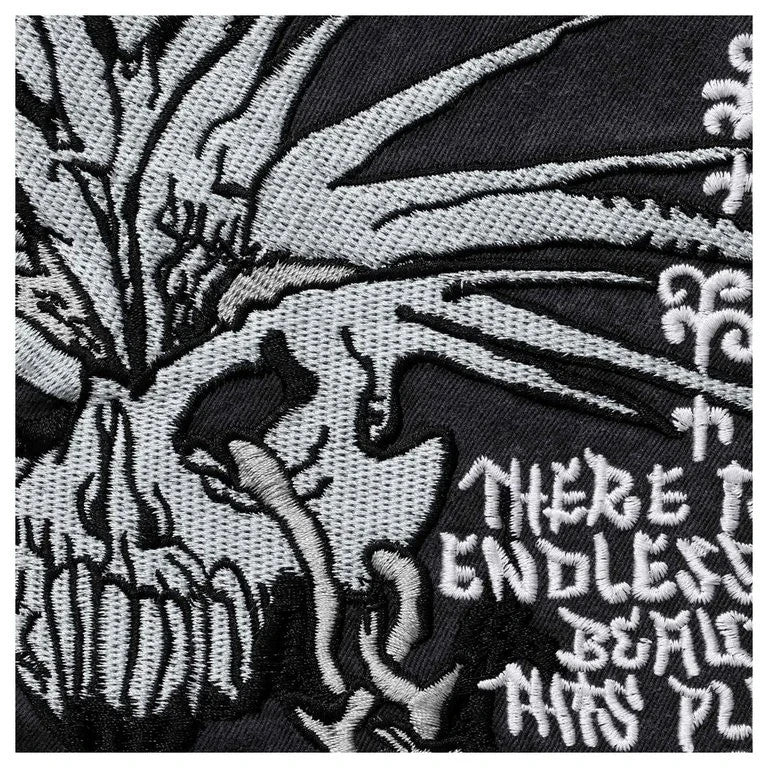 Supreme Wombat Embroidered Work Short Black